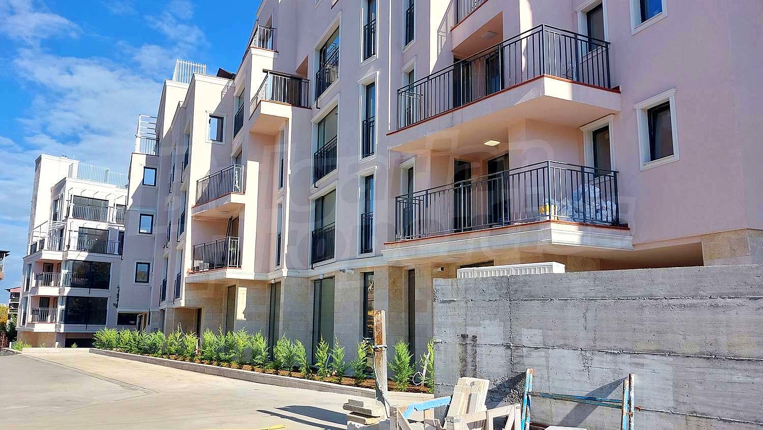 facade, outside, parking