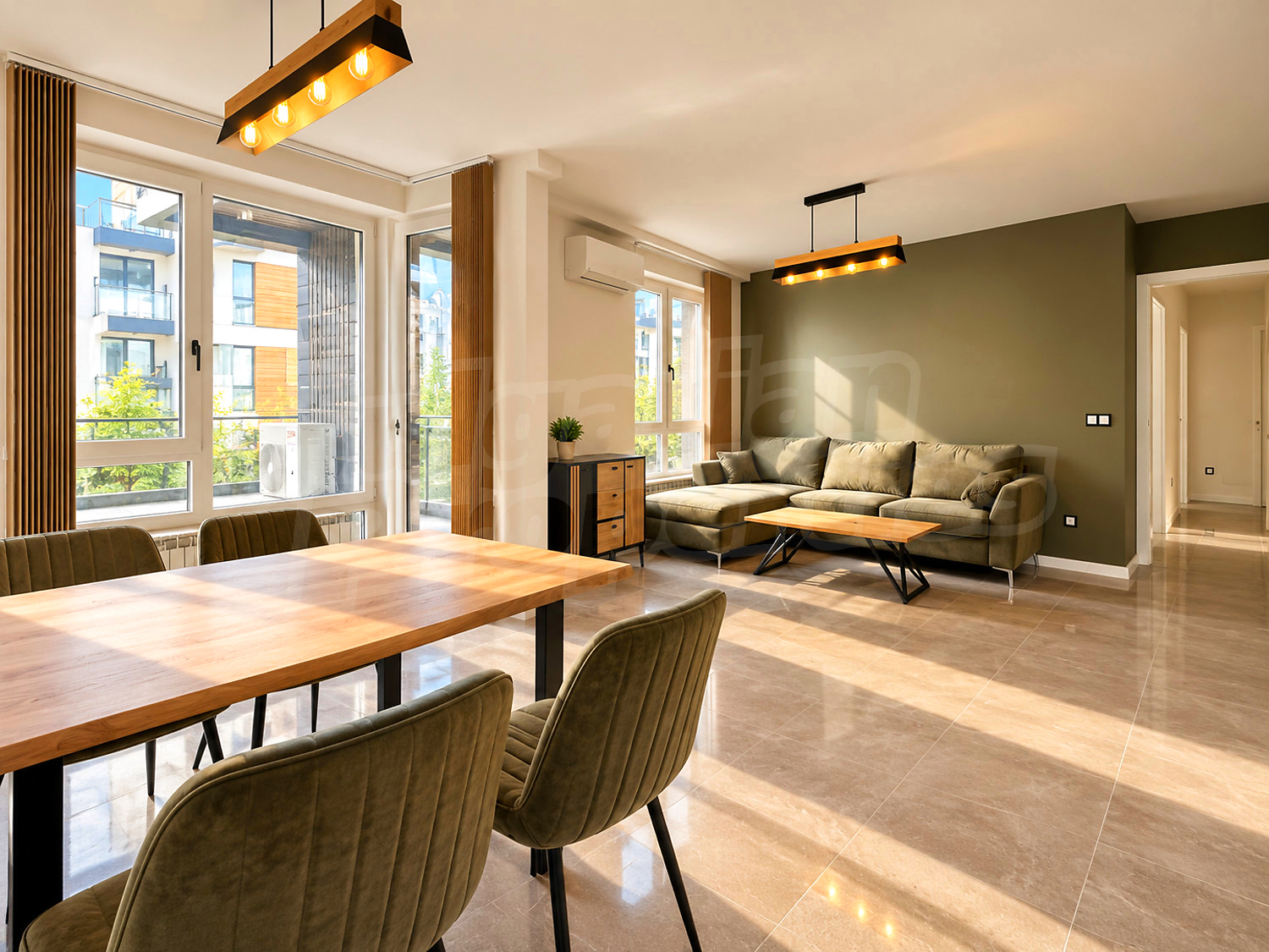 inside, living room, furnished, balcony