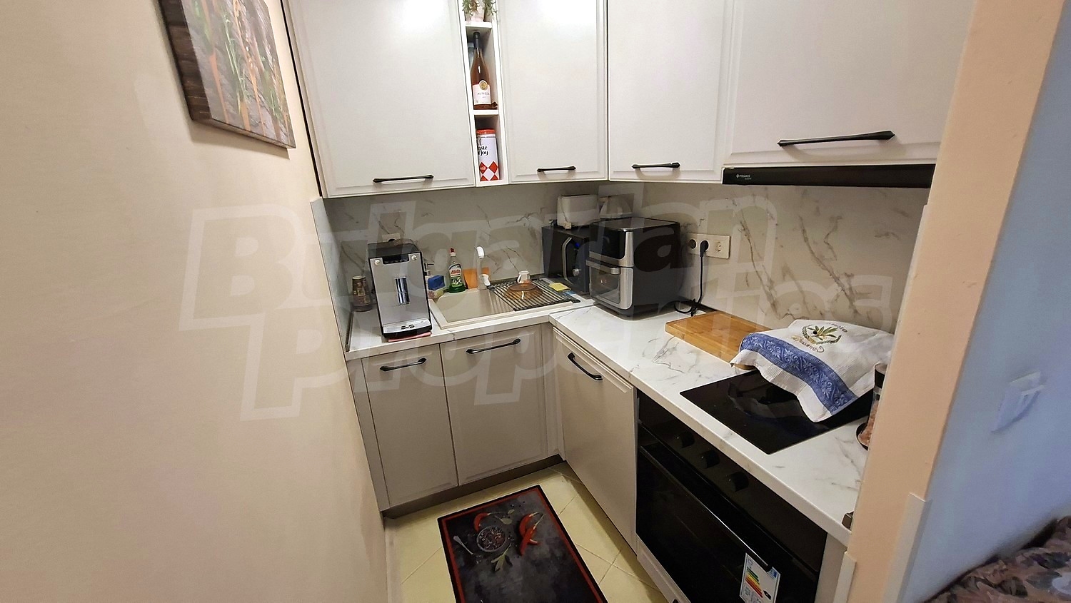 inside, kitchen, furnished