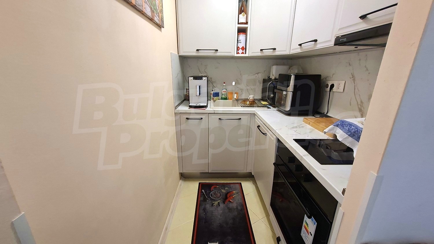 inside, kitchen, furnished