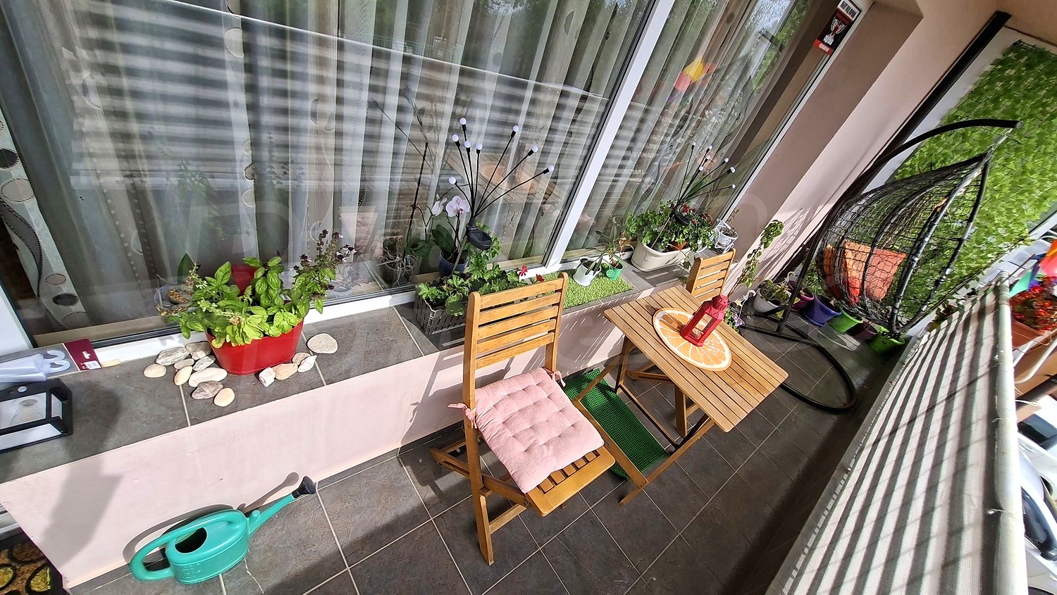 balcony, outside, furnished