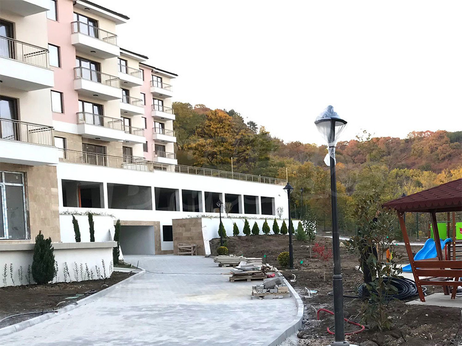 outside, facade, green area, garden