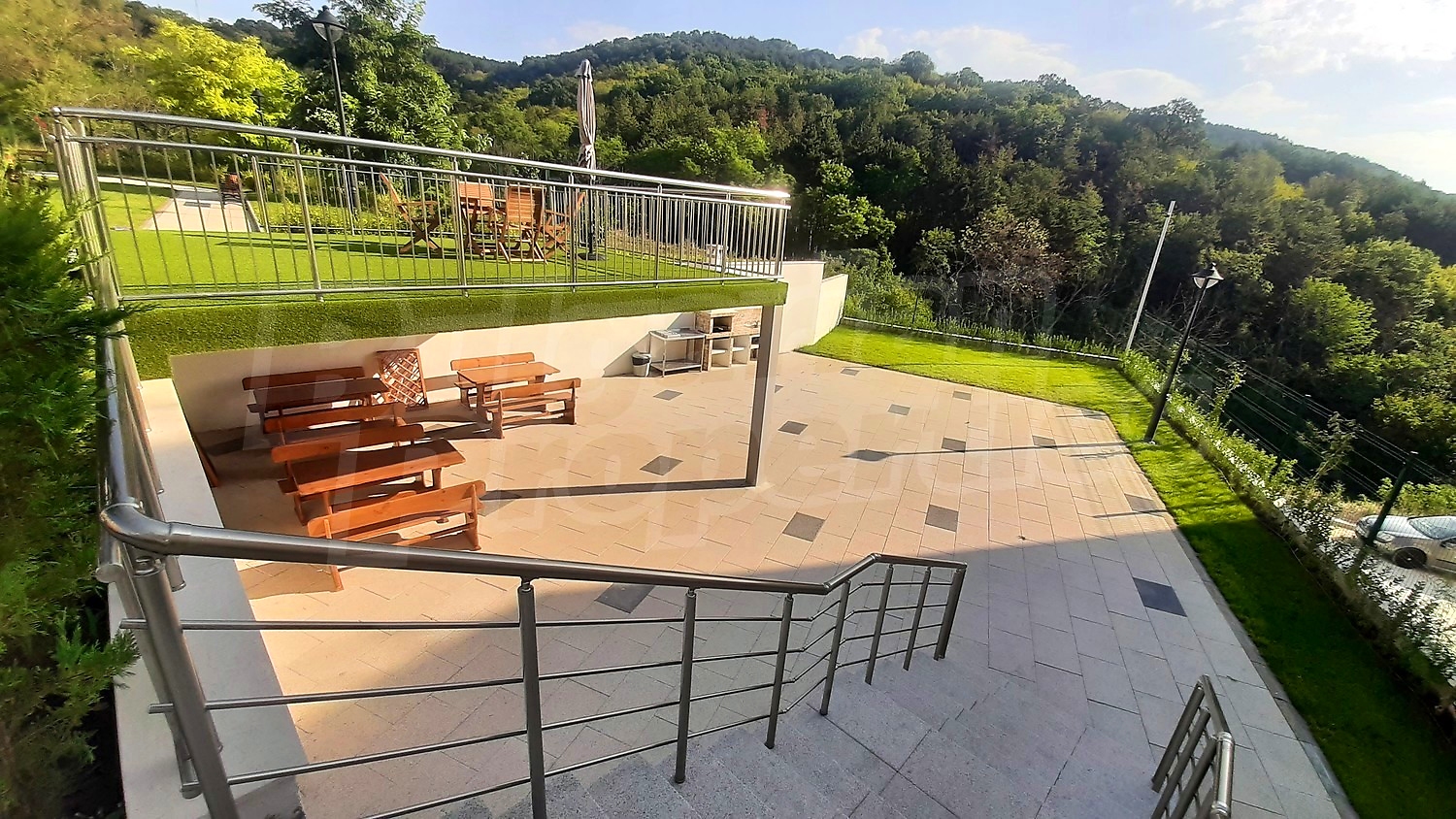 outside, garden, green area