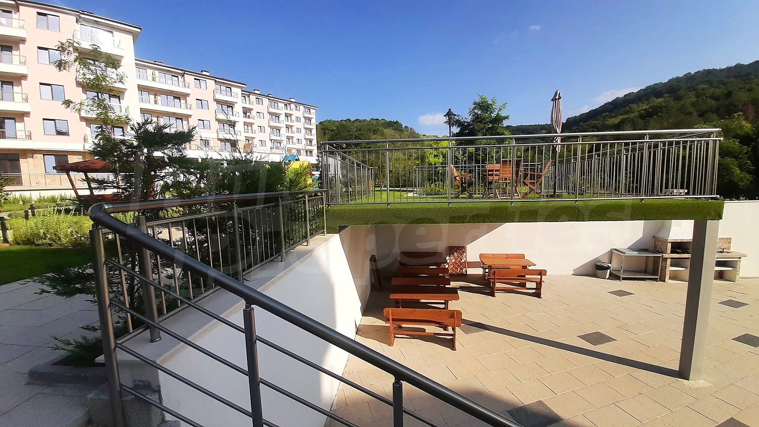 outside, garden, green area