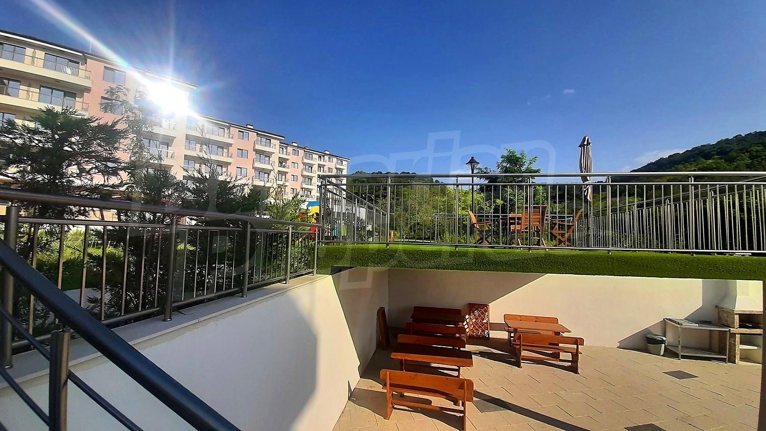 outside, garden, balcony