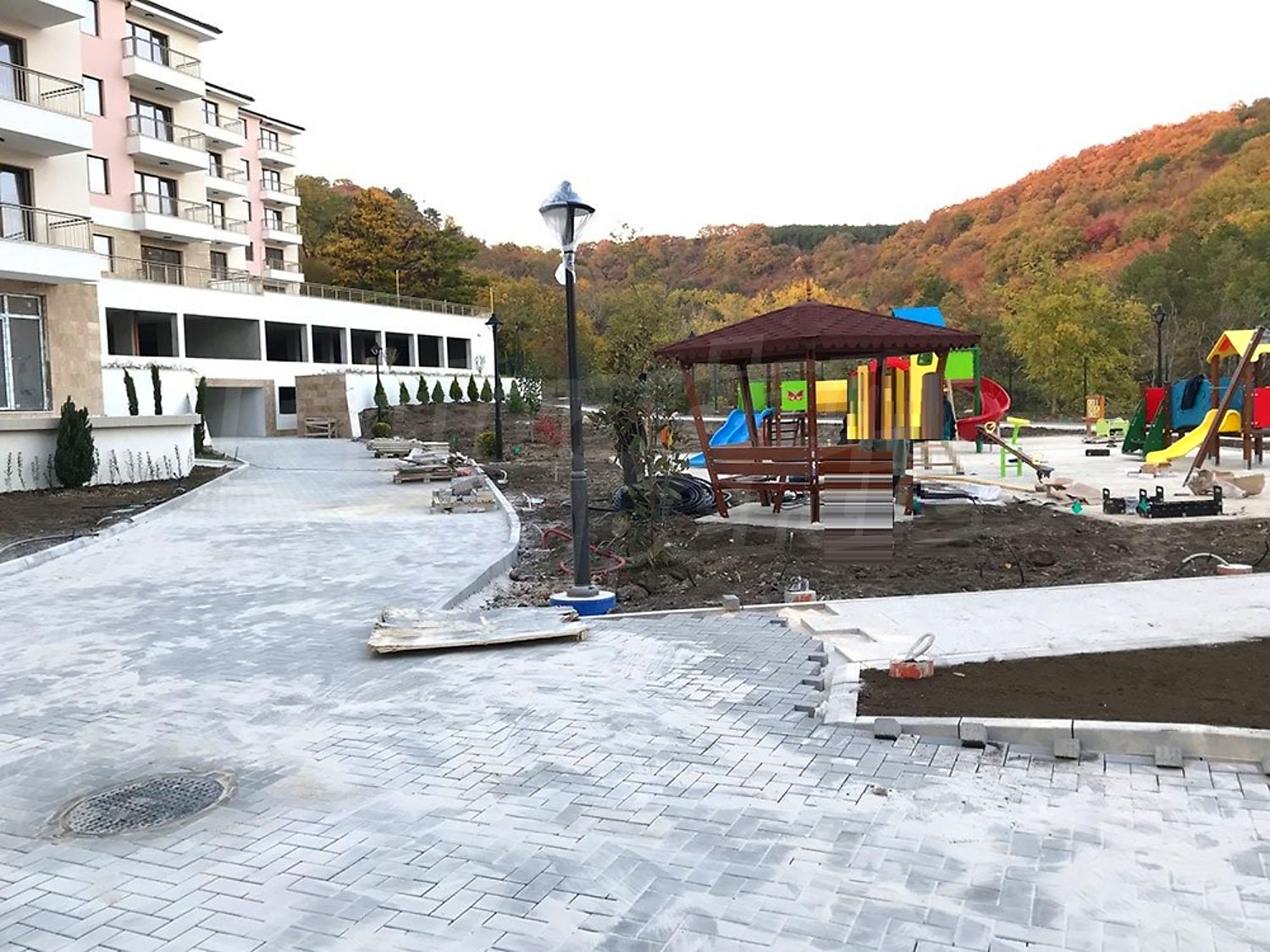outside, garden, green area