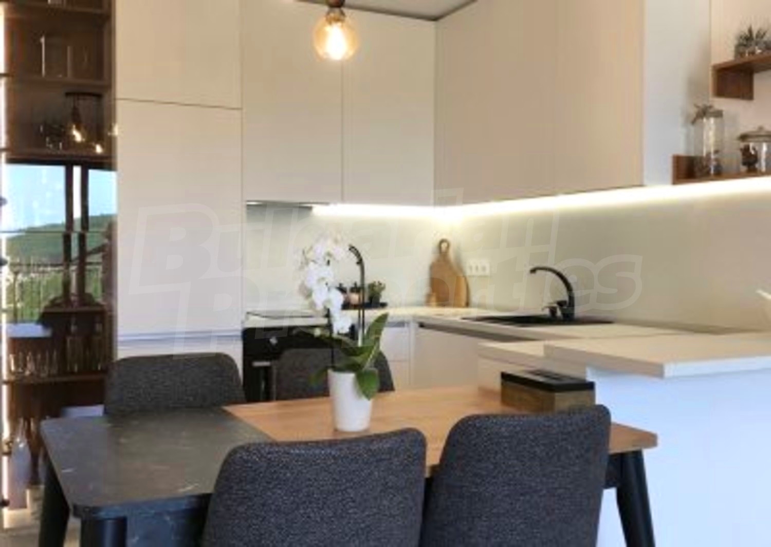 inside, kitchen, furnished