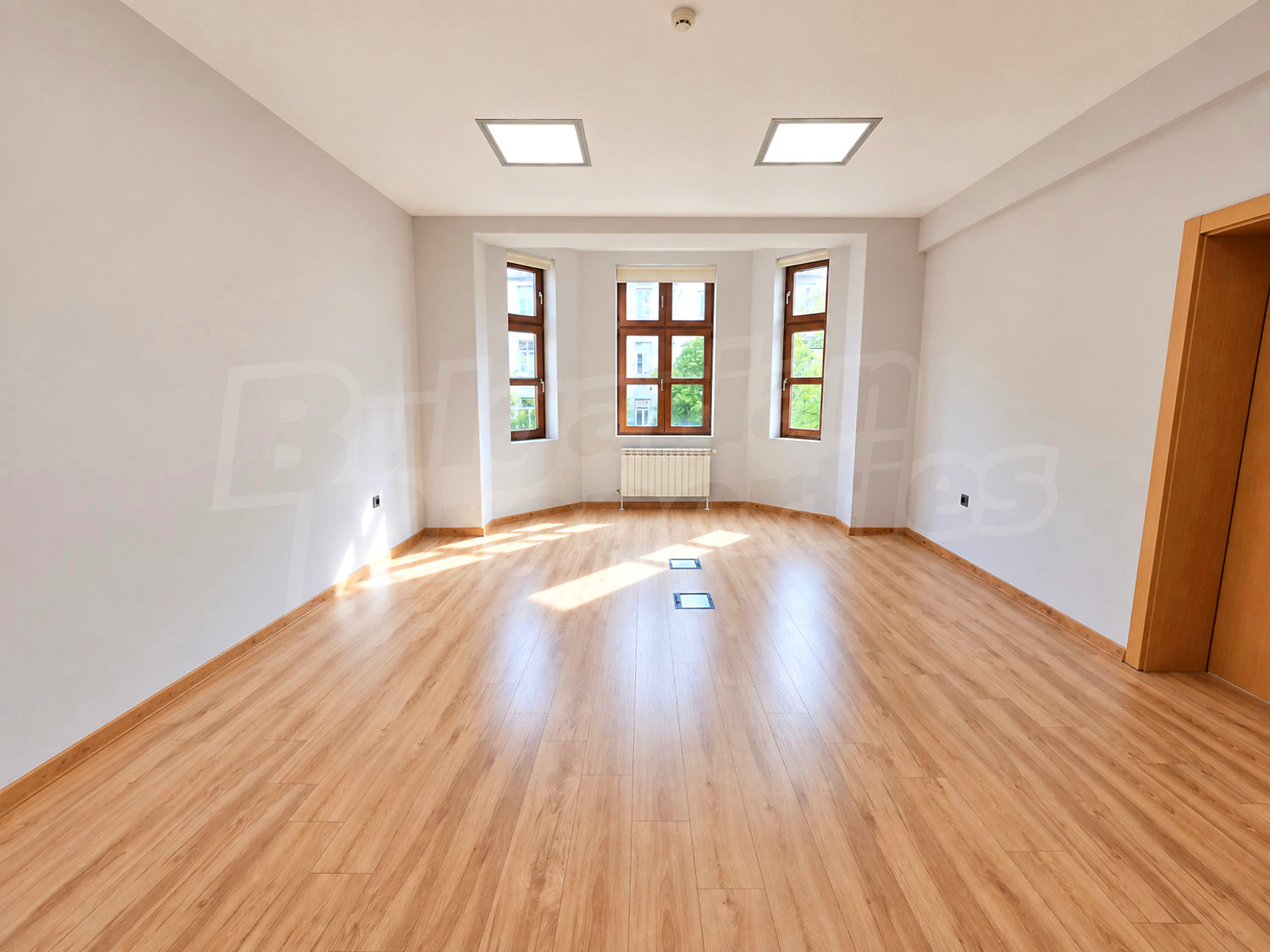 inside, unfurnished