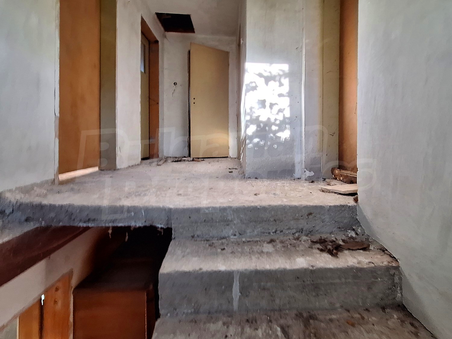 inside, hallway, stairs