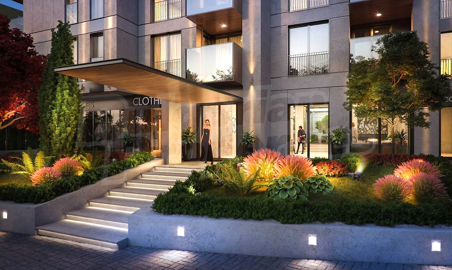 outside, facade, garden