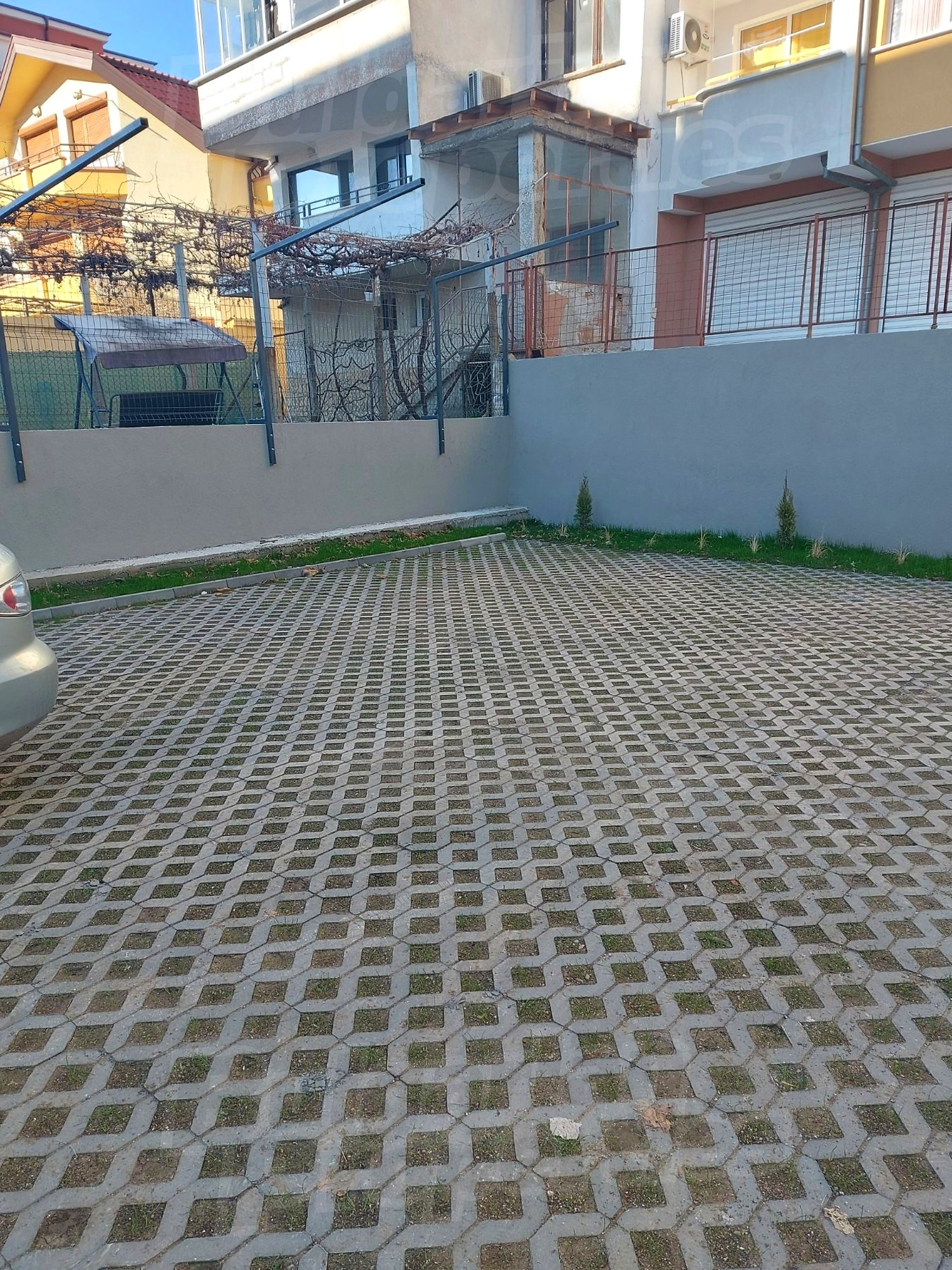 outside, parking