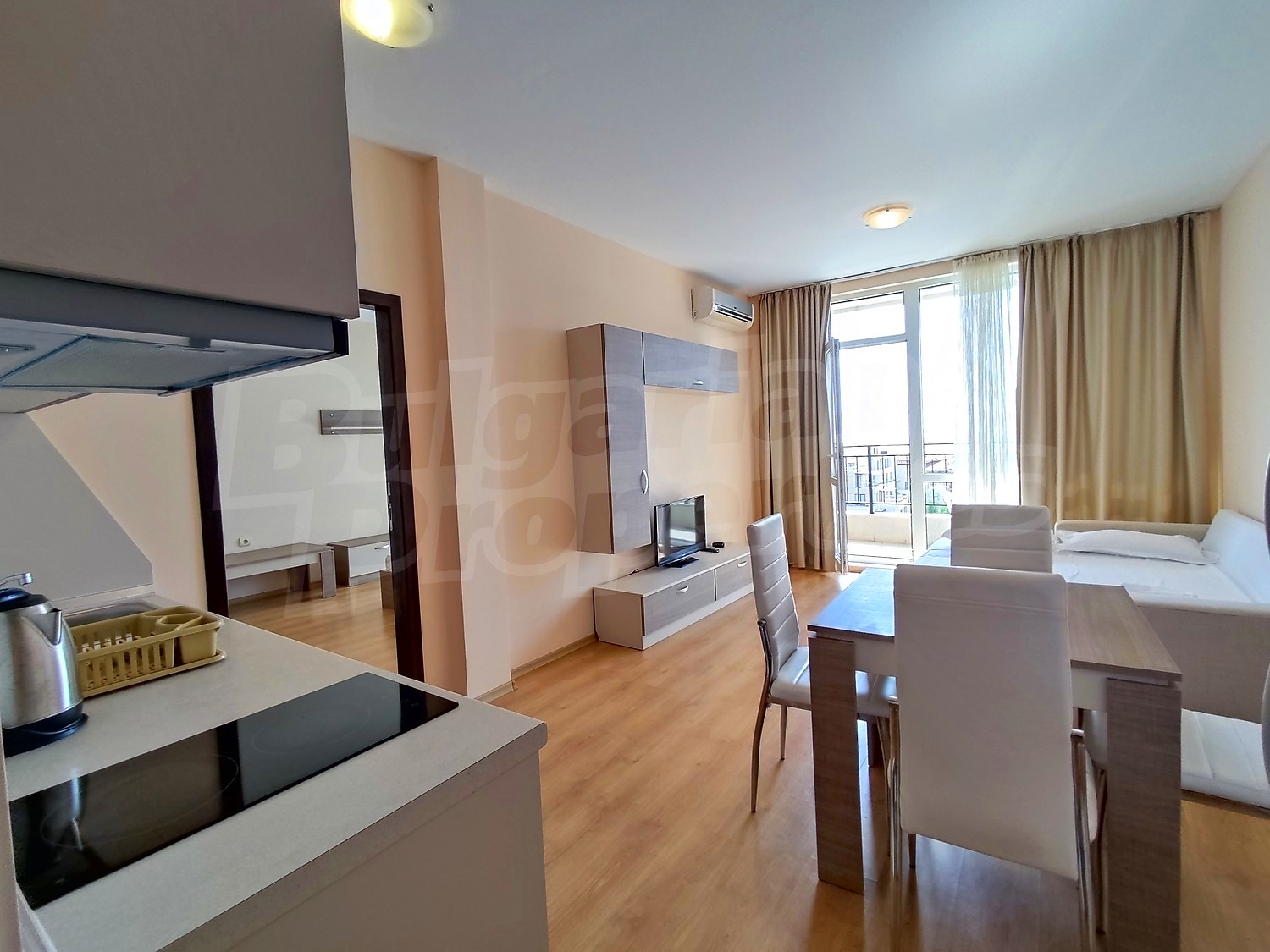 inside, living room, balcony, furnished