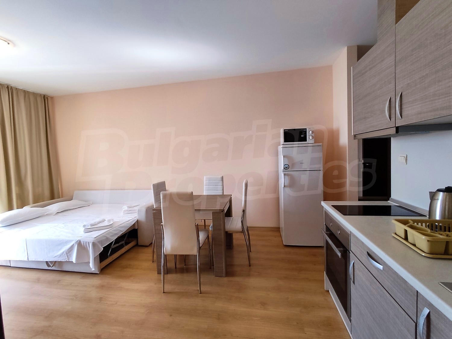 inside, kitchen, furnished
