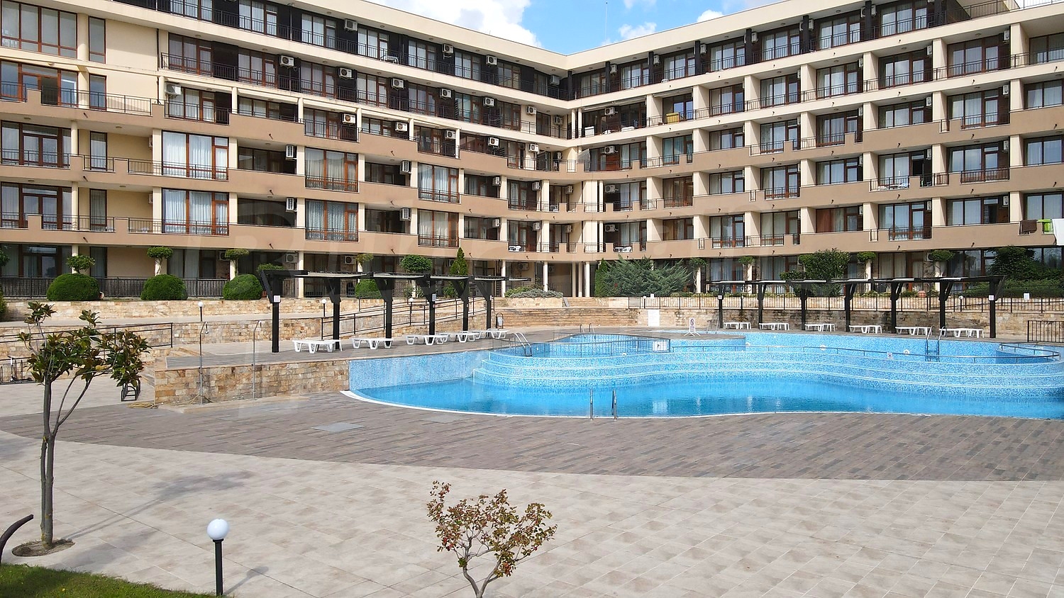 outside, pool, facade