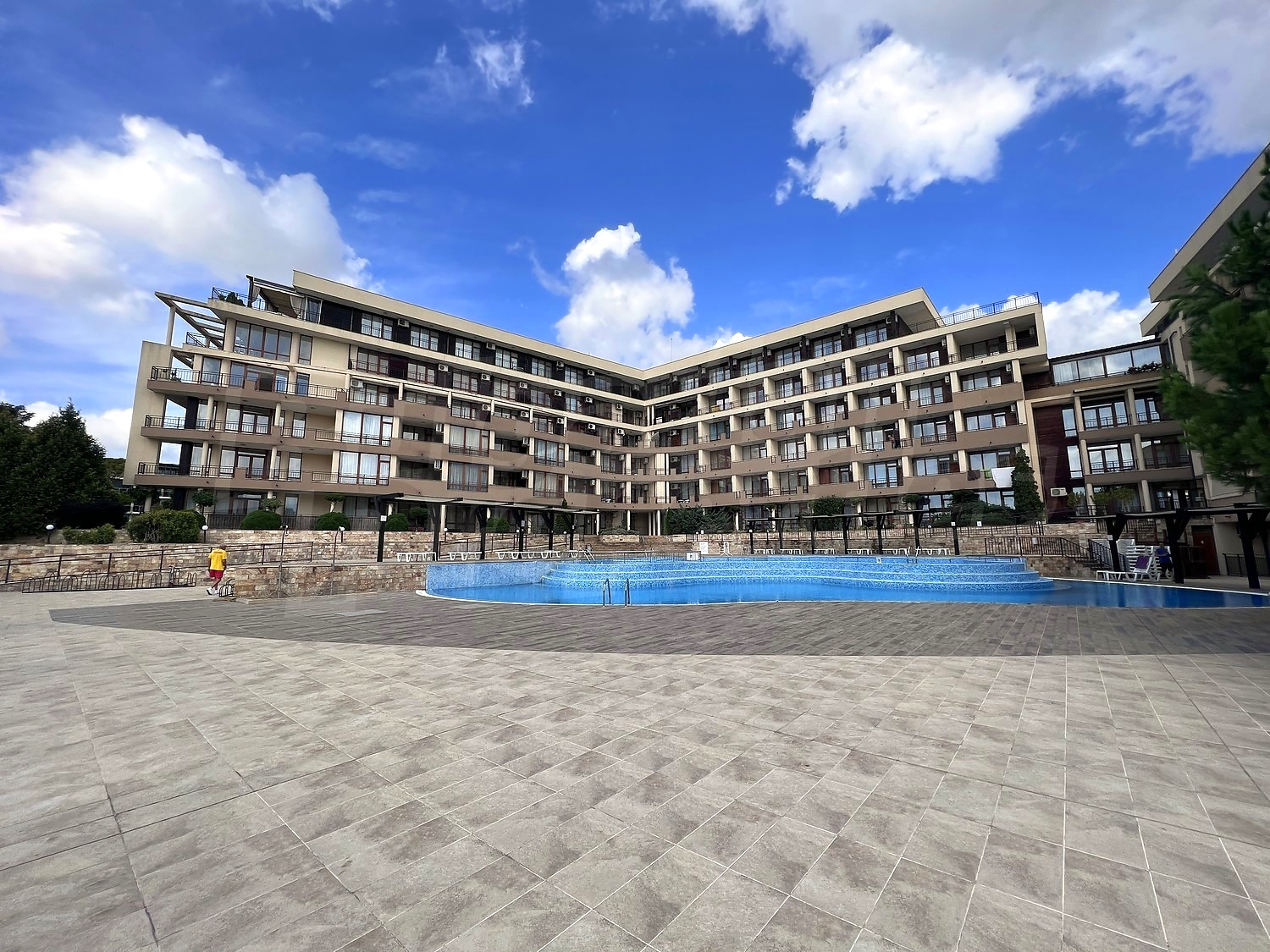 outside, pool, facade