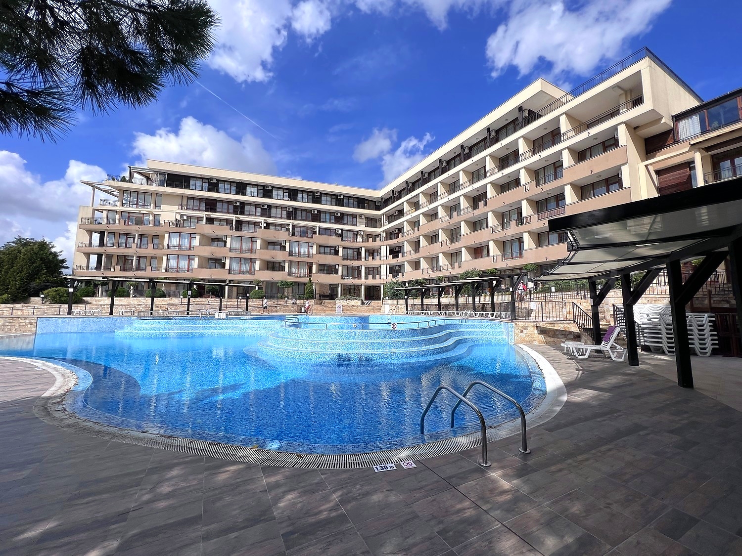 outside, pool, facade