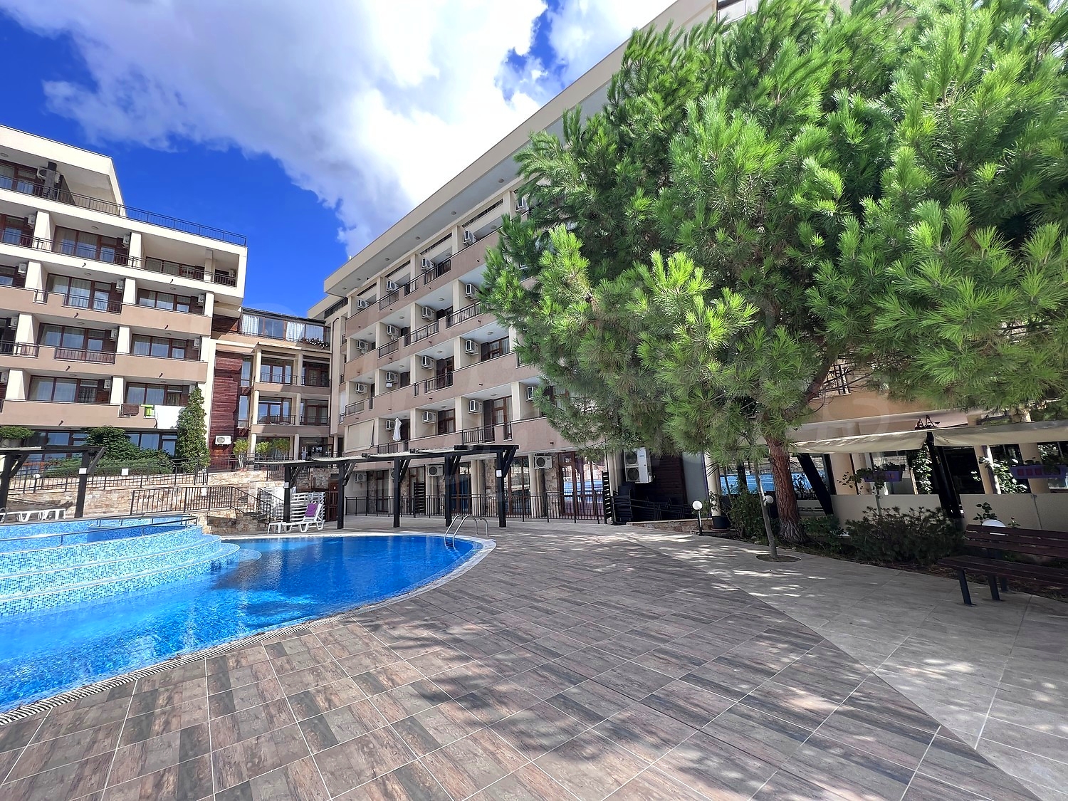 outside, pool, facade