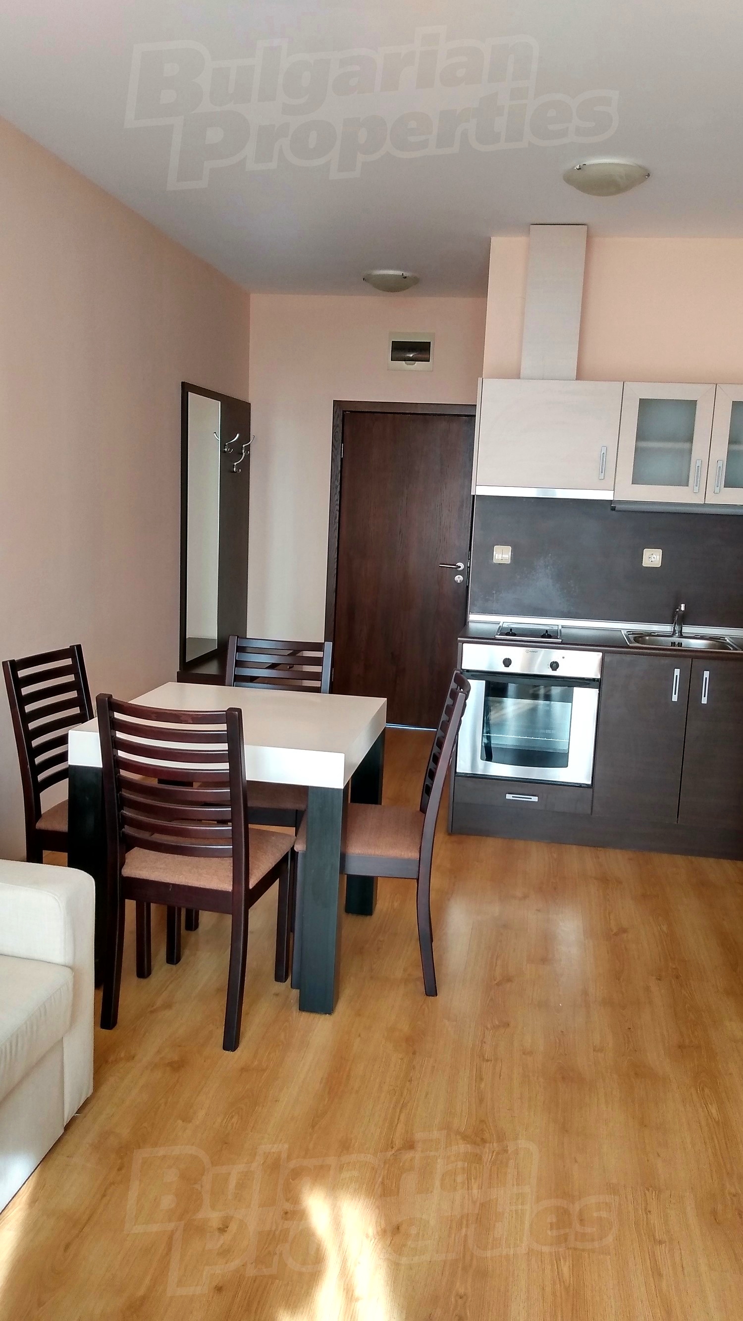 inside, kitchen, furnished
