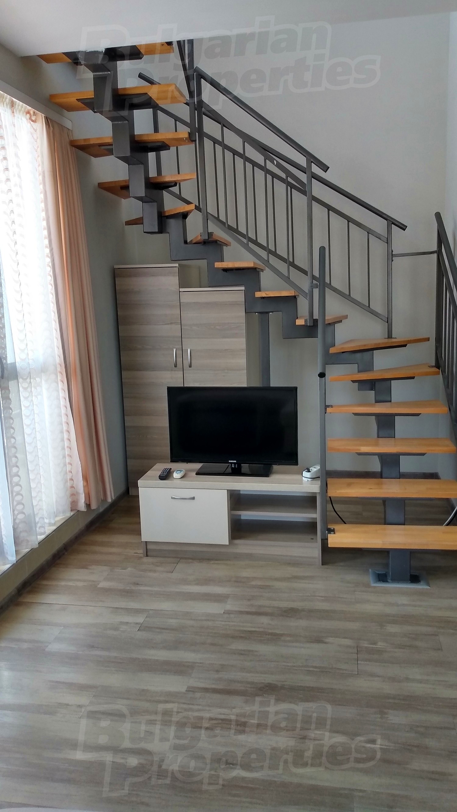 inside, stairs, furnished