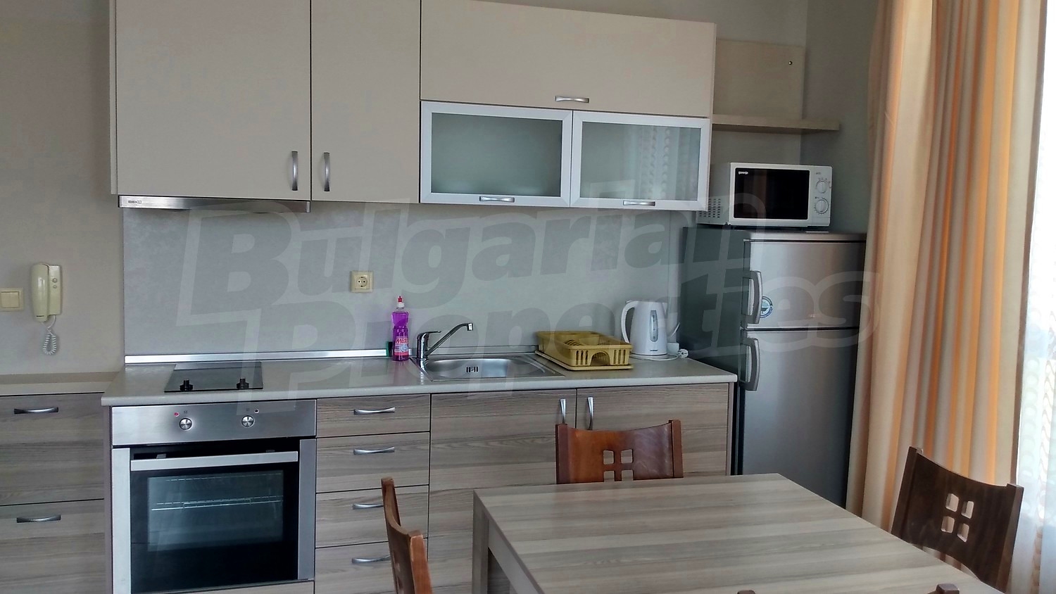 inside, kitchen, furnished