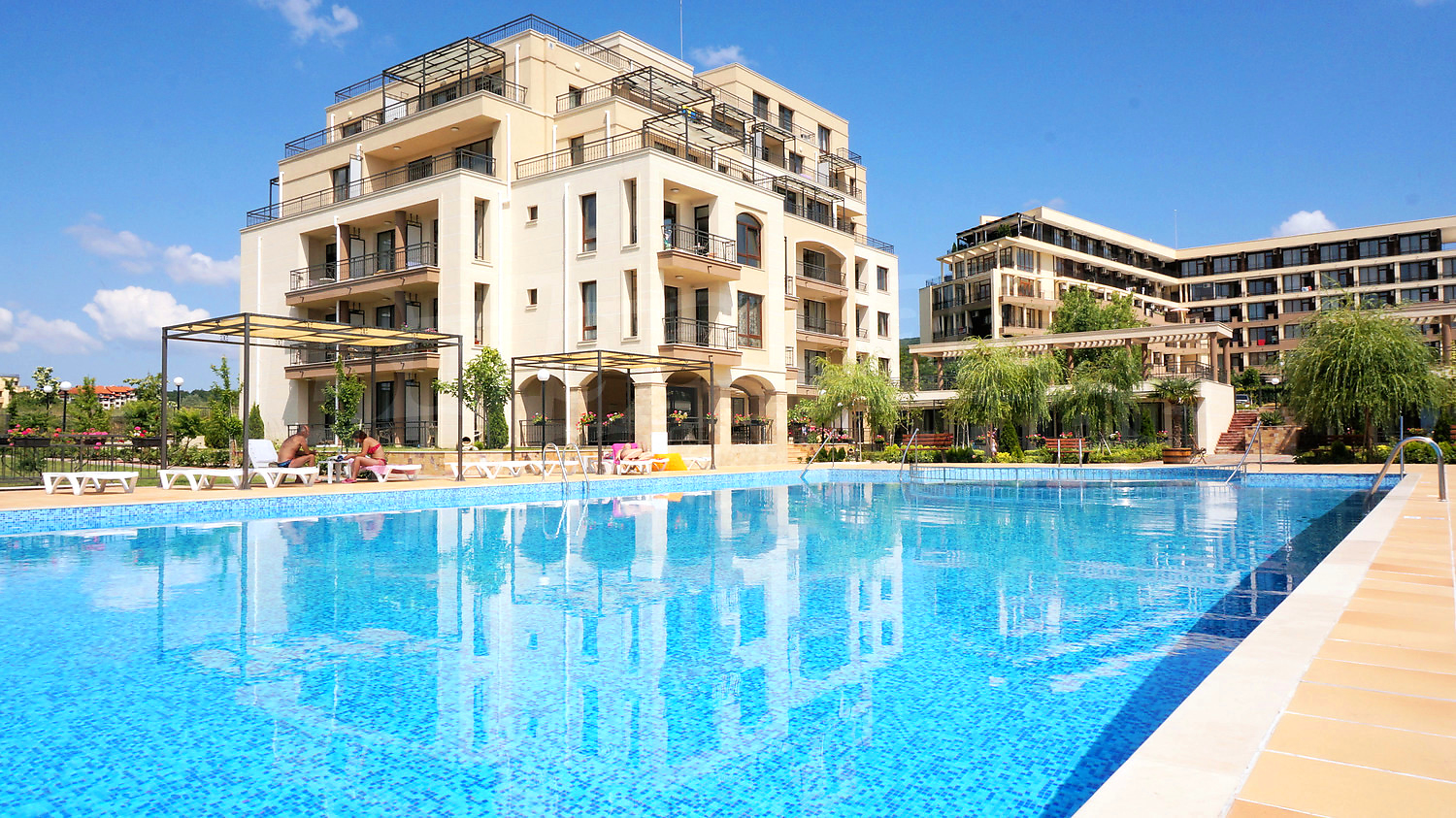 outside, pool, facade