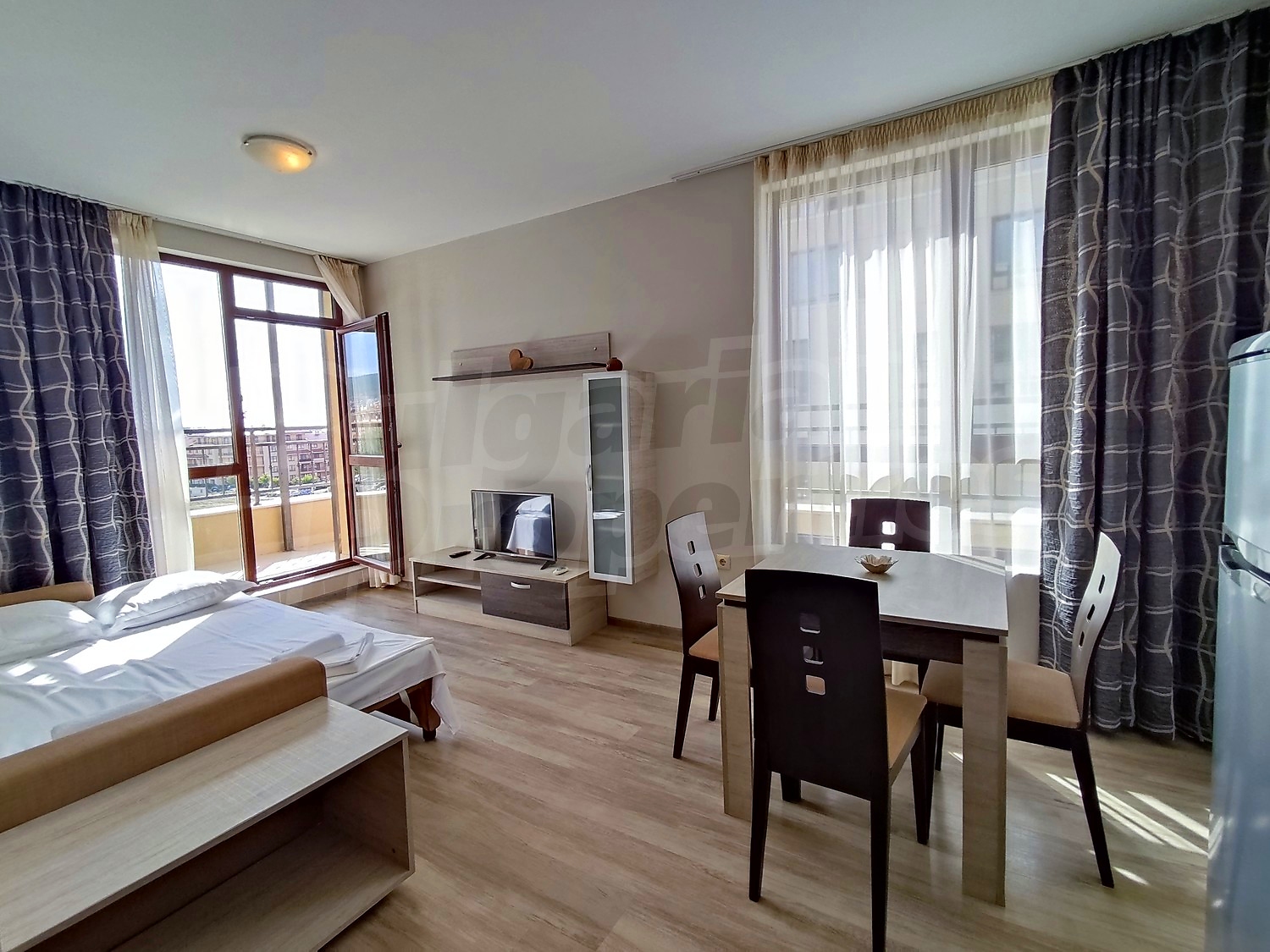 inside, living room, balcony, furnished