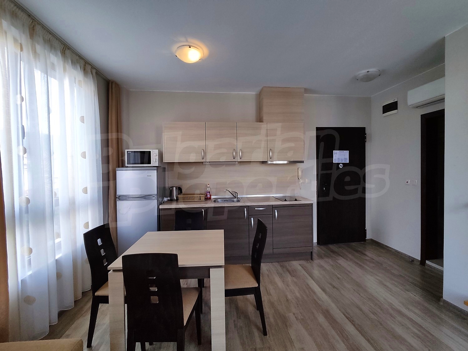 inside, kitchen, furnished