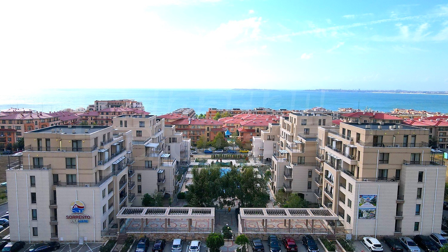 outside, sea, facade, parking