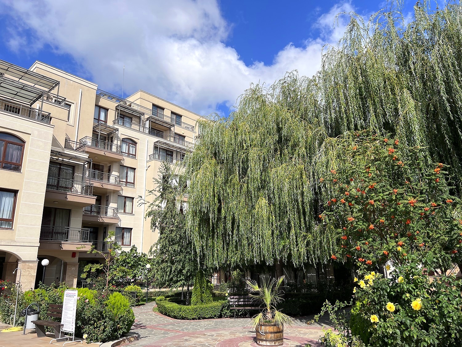 outside, facade, garden