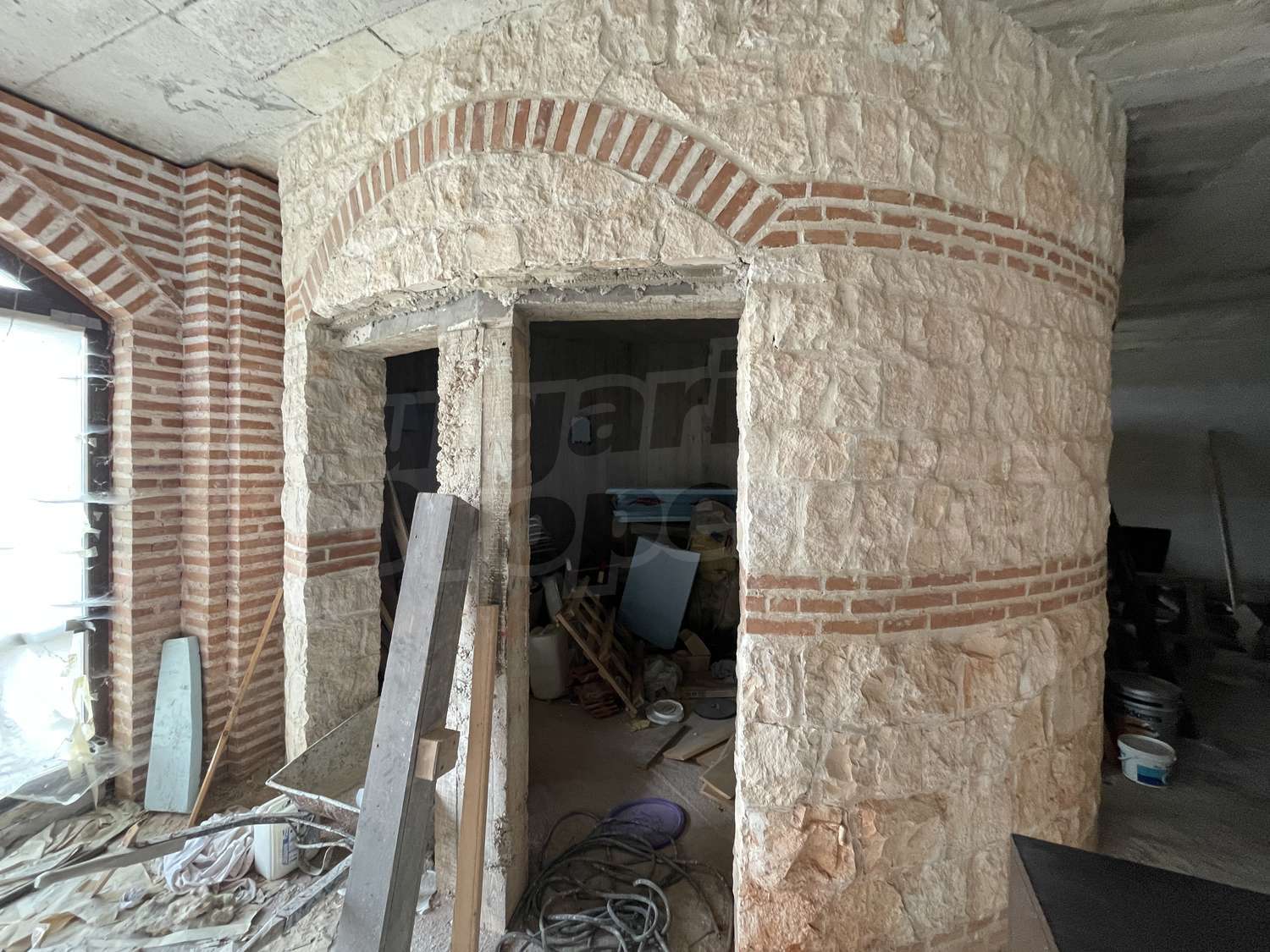 inside, unfurnished