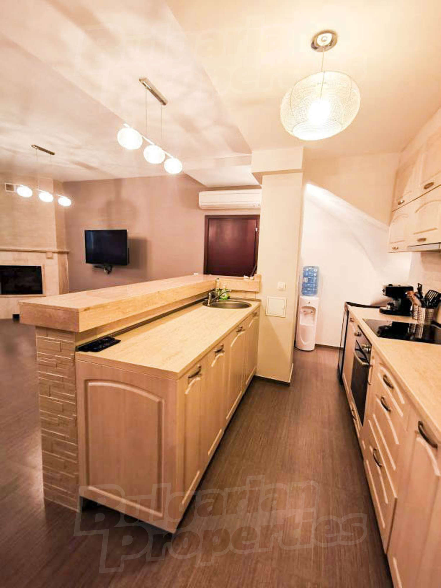 inside, kitchen, furnished
