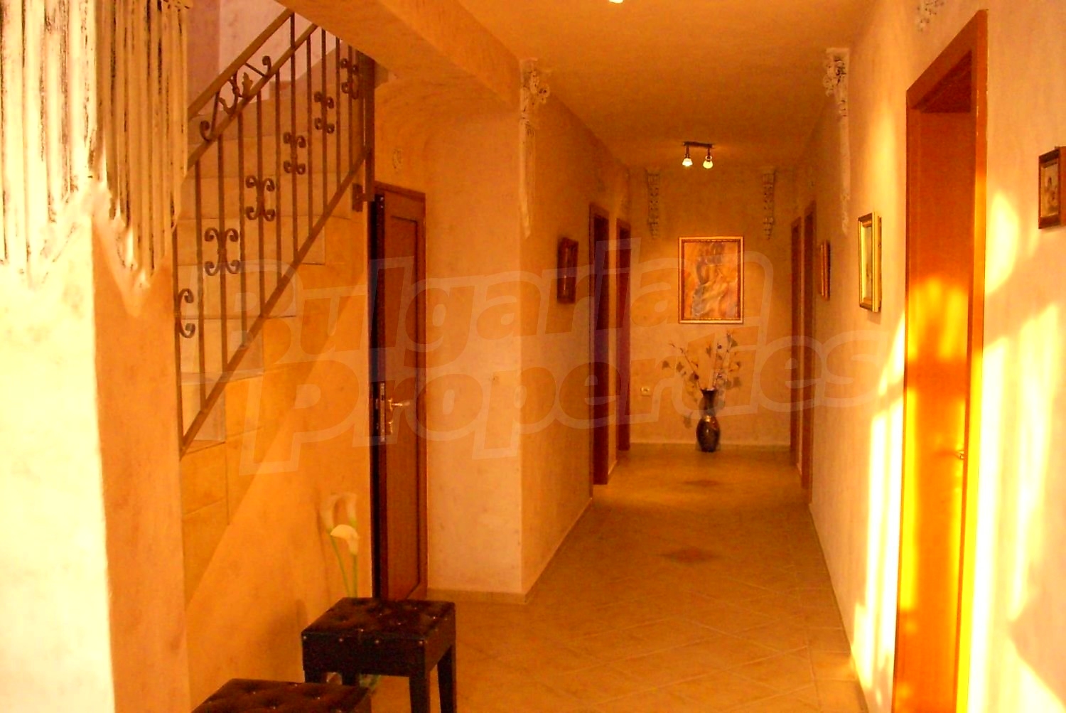 hallway, stairs, inside