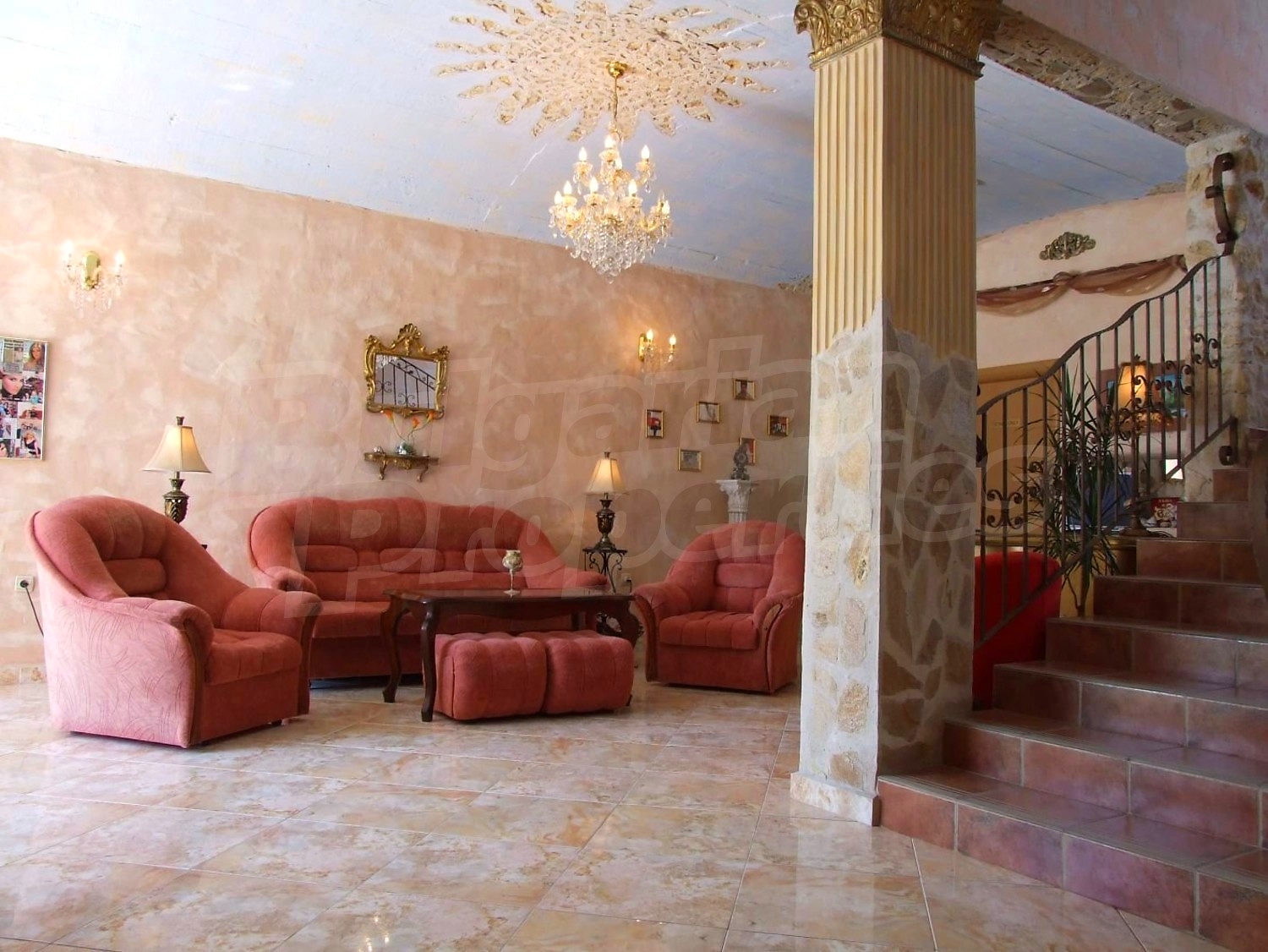 inside, living room, furnished