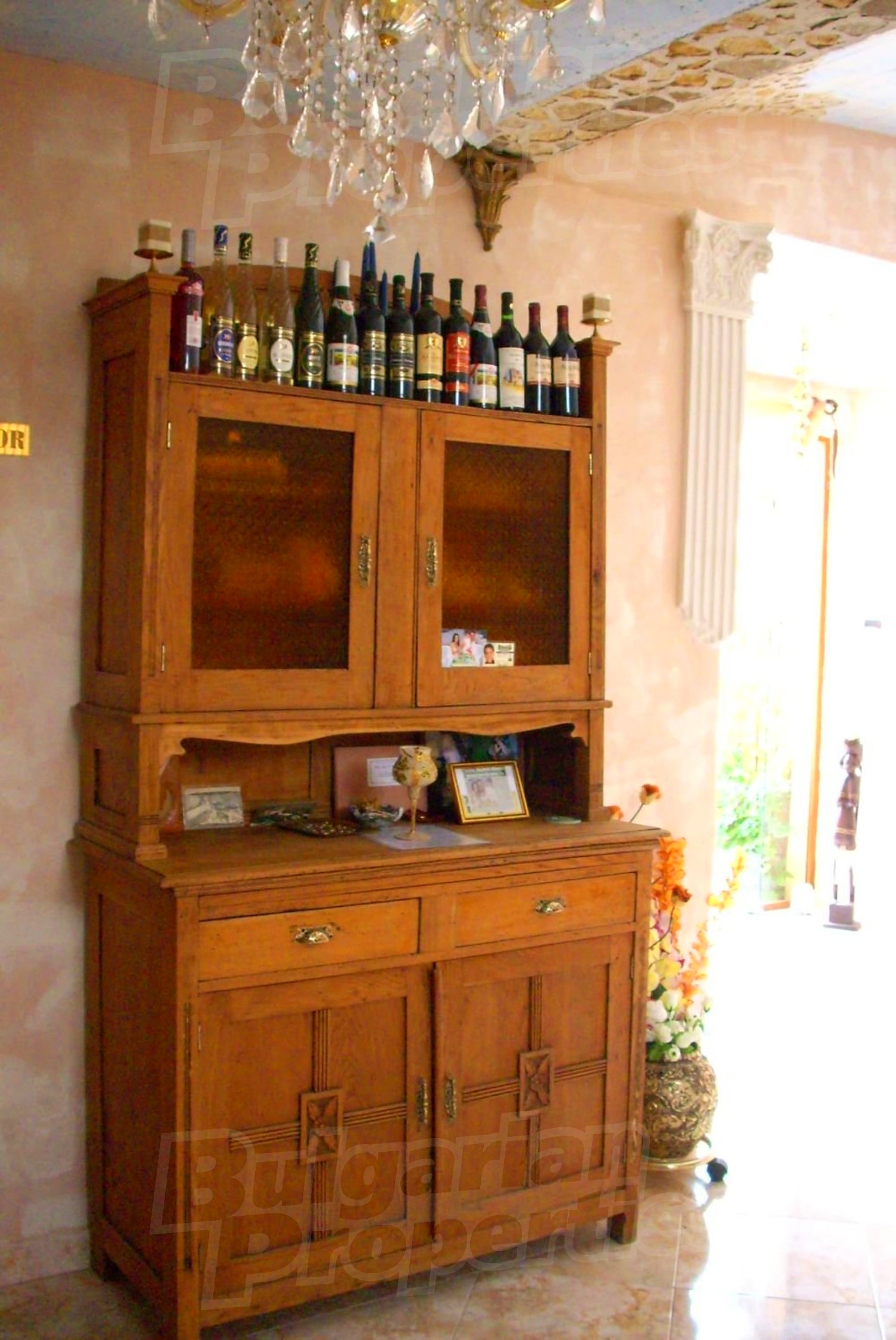 inside, furnished