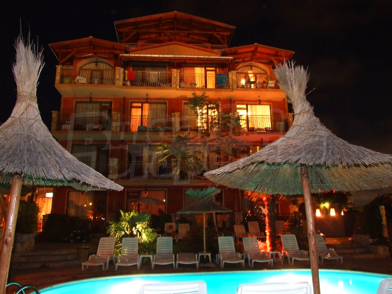outside, pool, facade