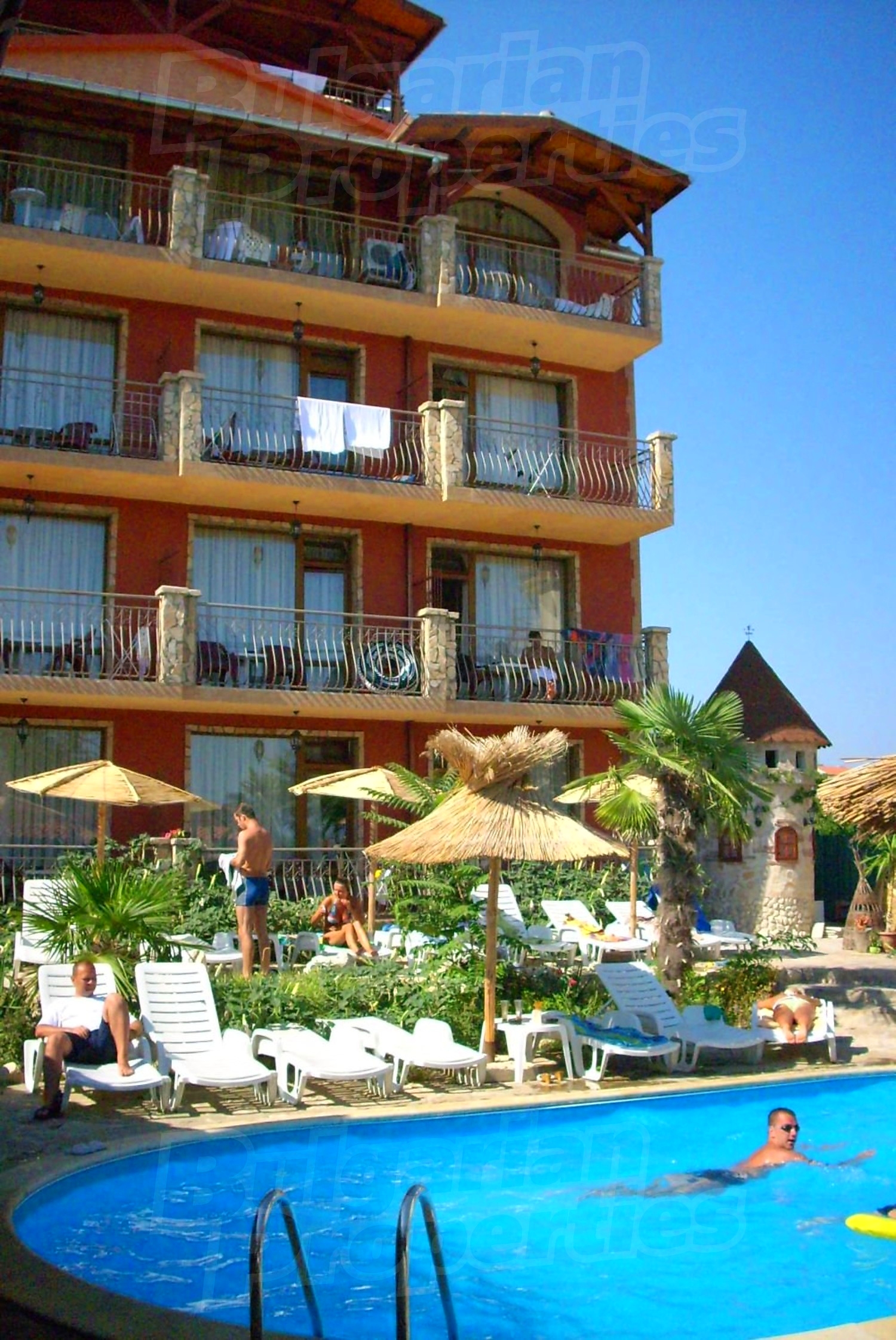 outside, pool, facade
