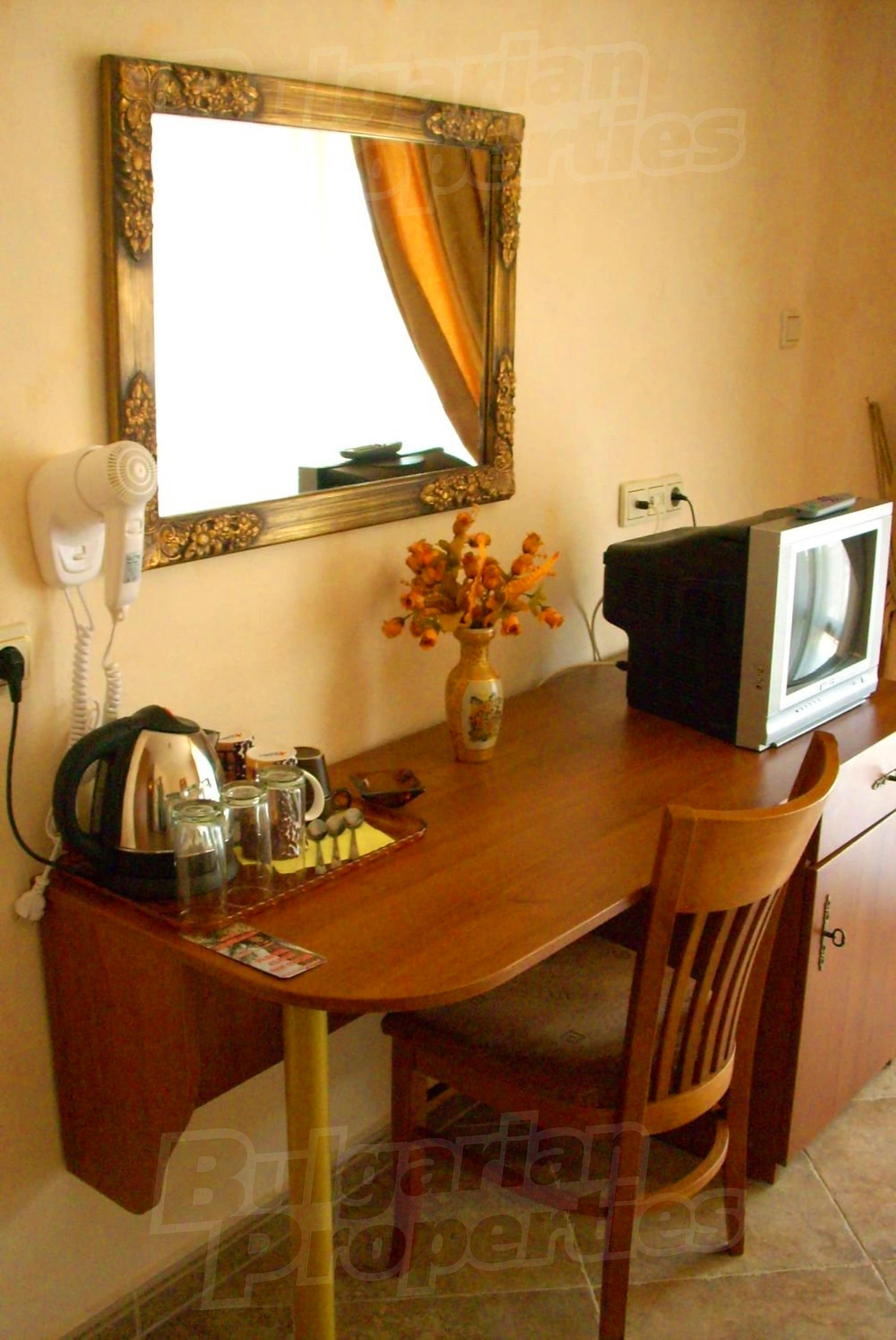 inside, furnished