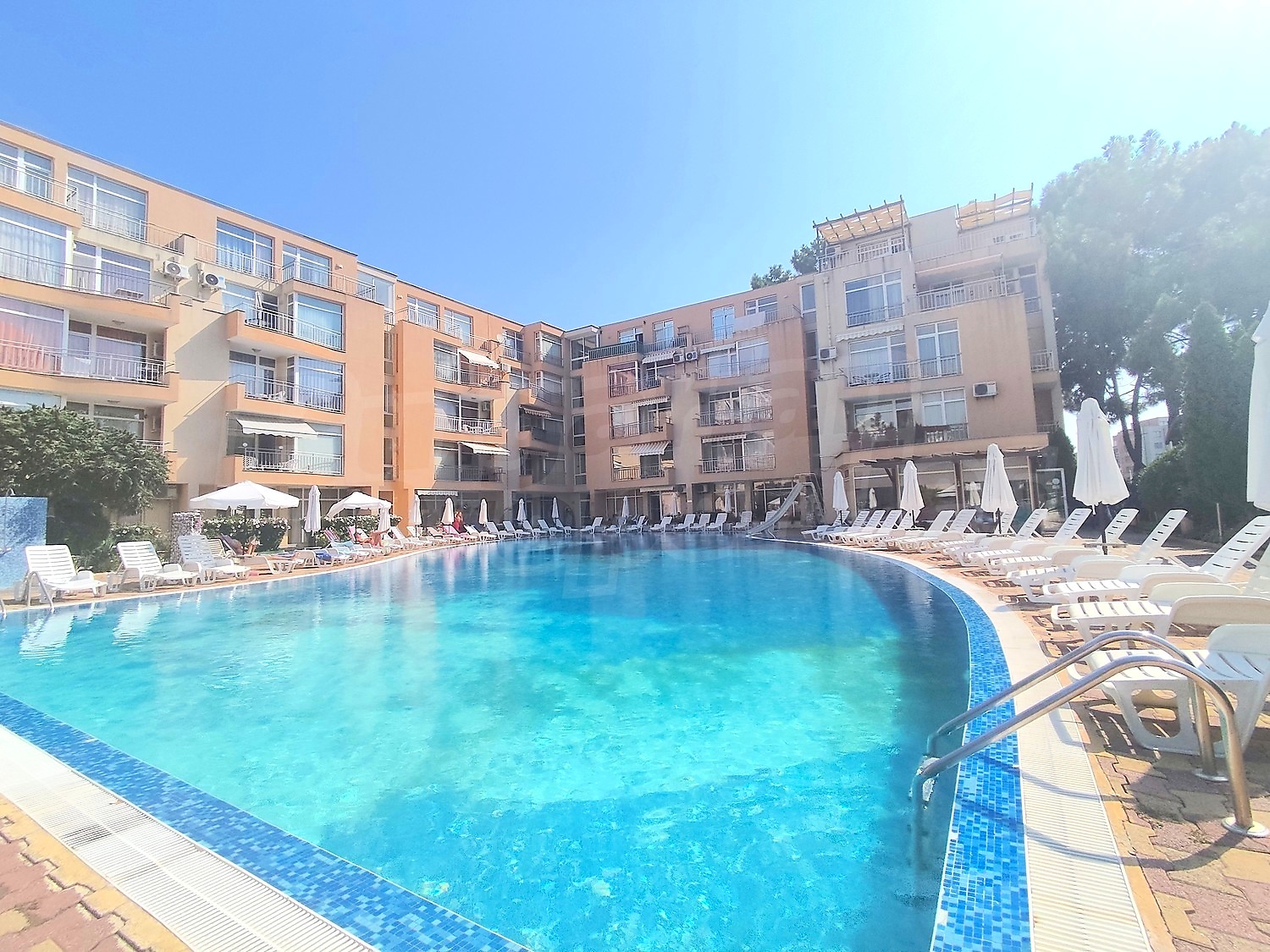 outside, pool, facade