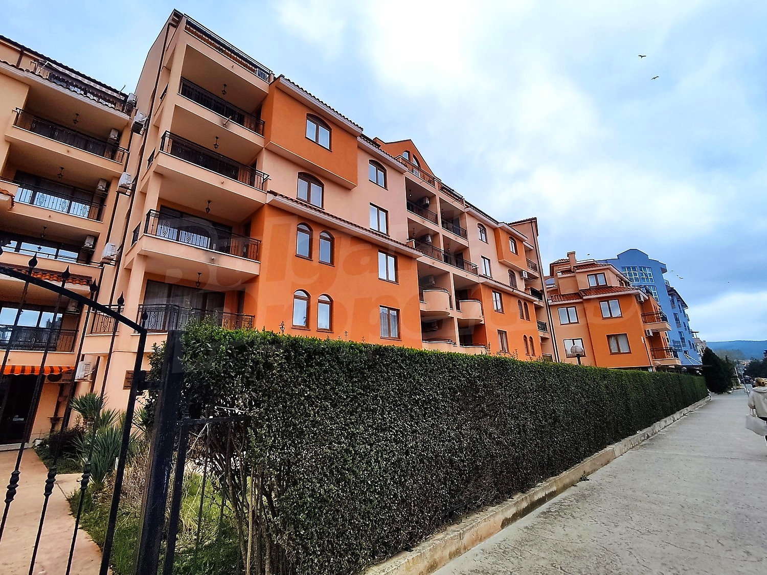 facade, outside, garden