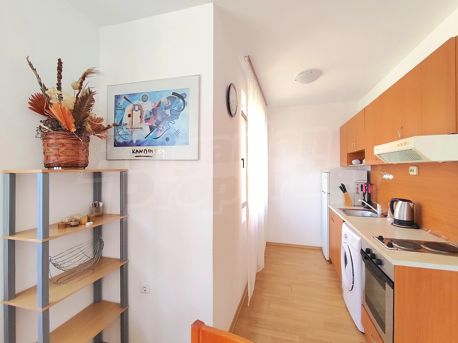 inside, kitchen, furnished