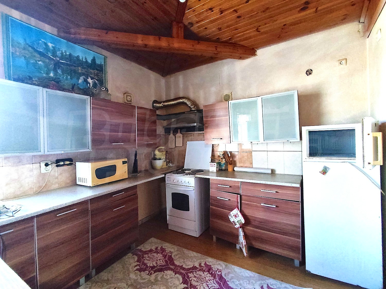 inside, kitchen, furnished