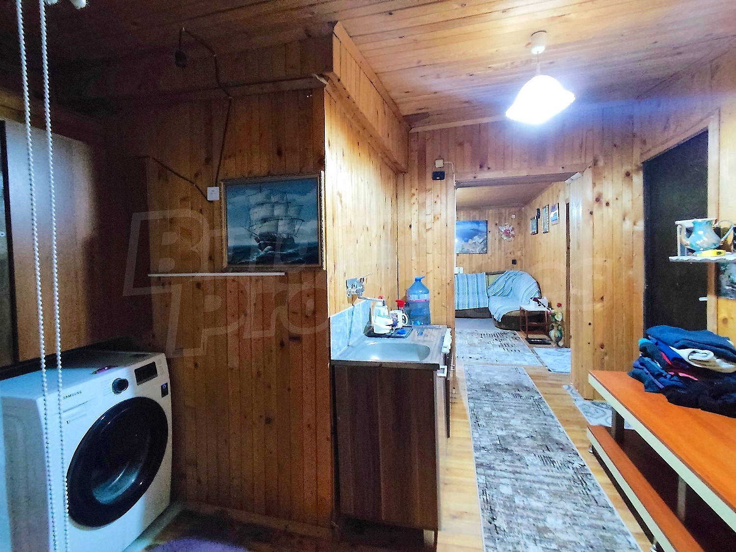 inside, furnished, hallway