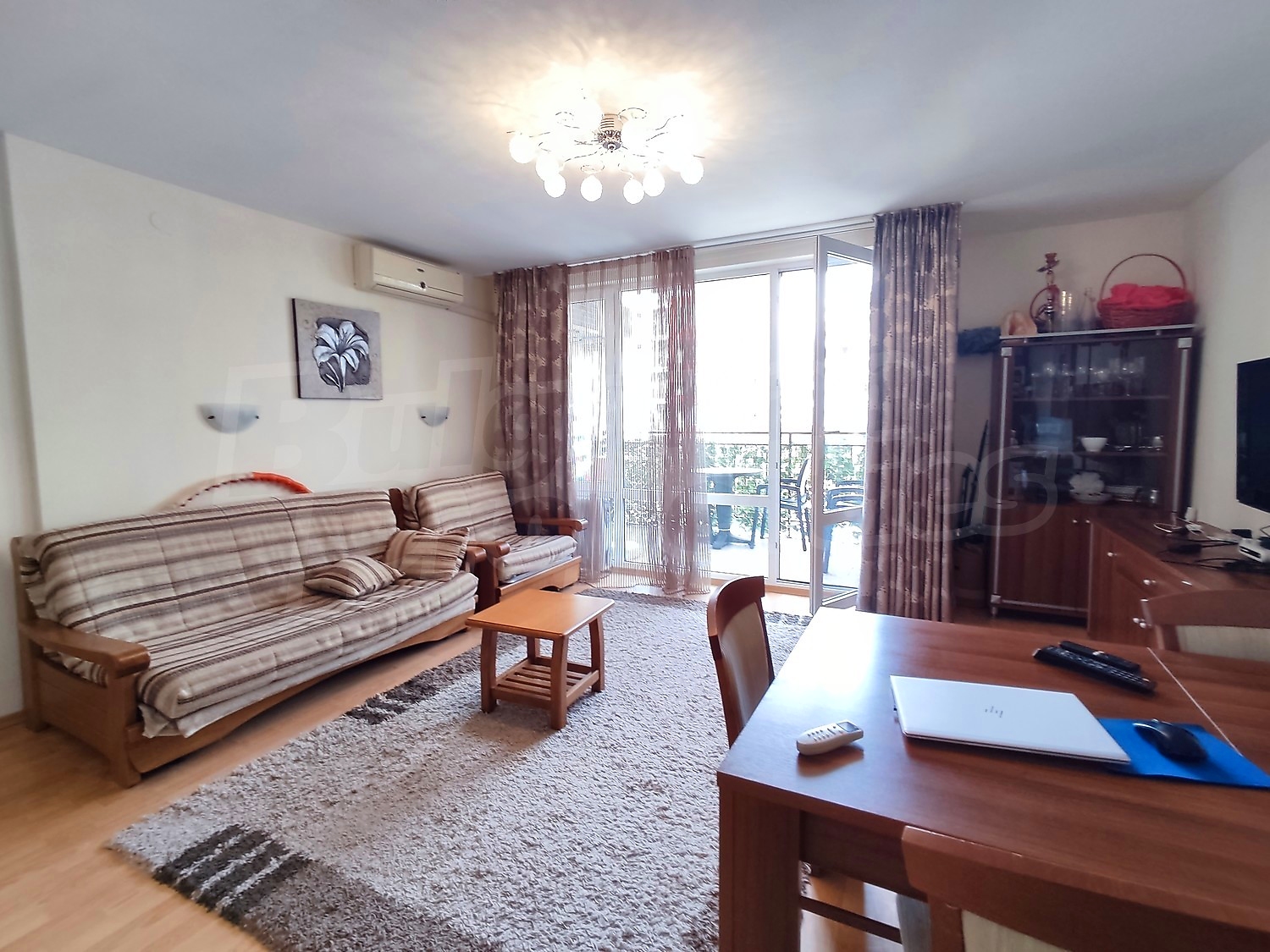 inside, living room, furnished