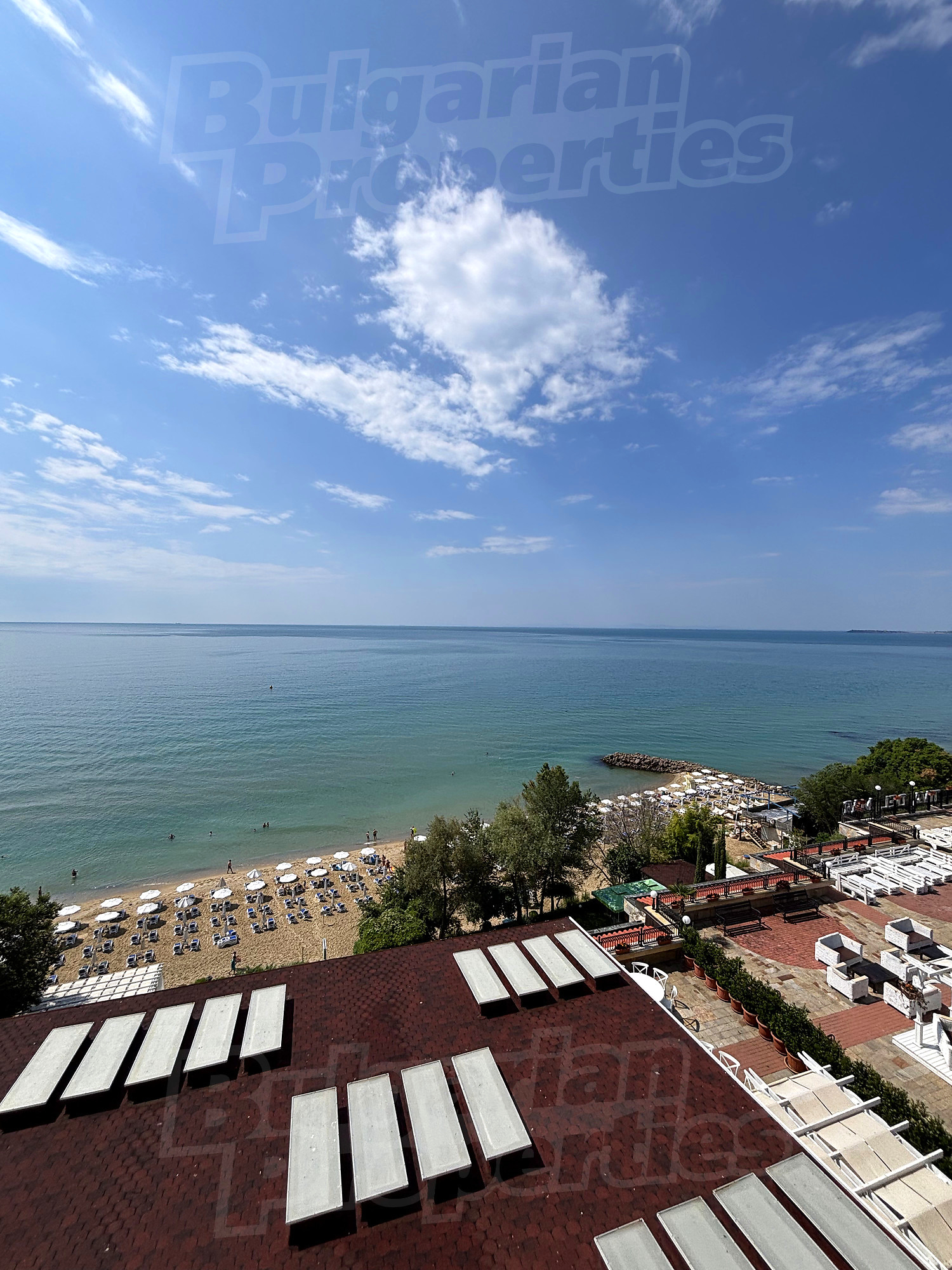 outside, sea, view from balcony