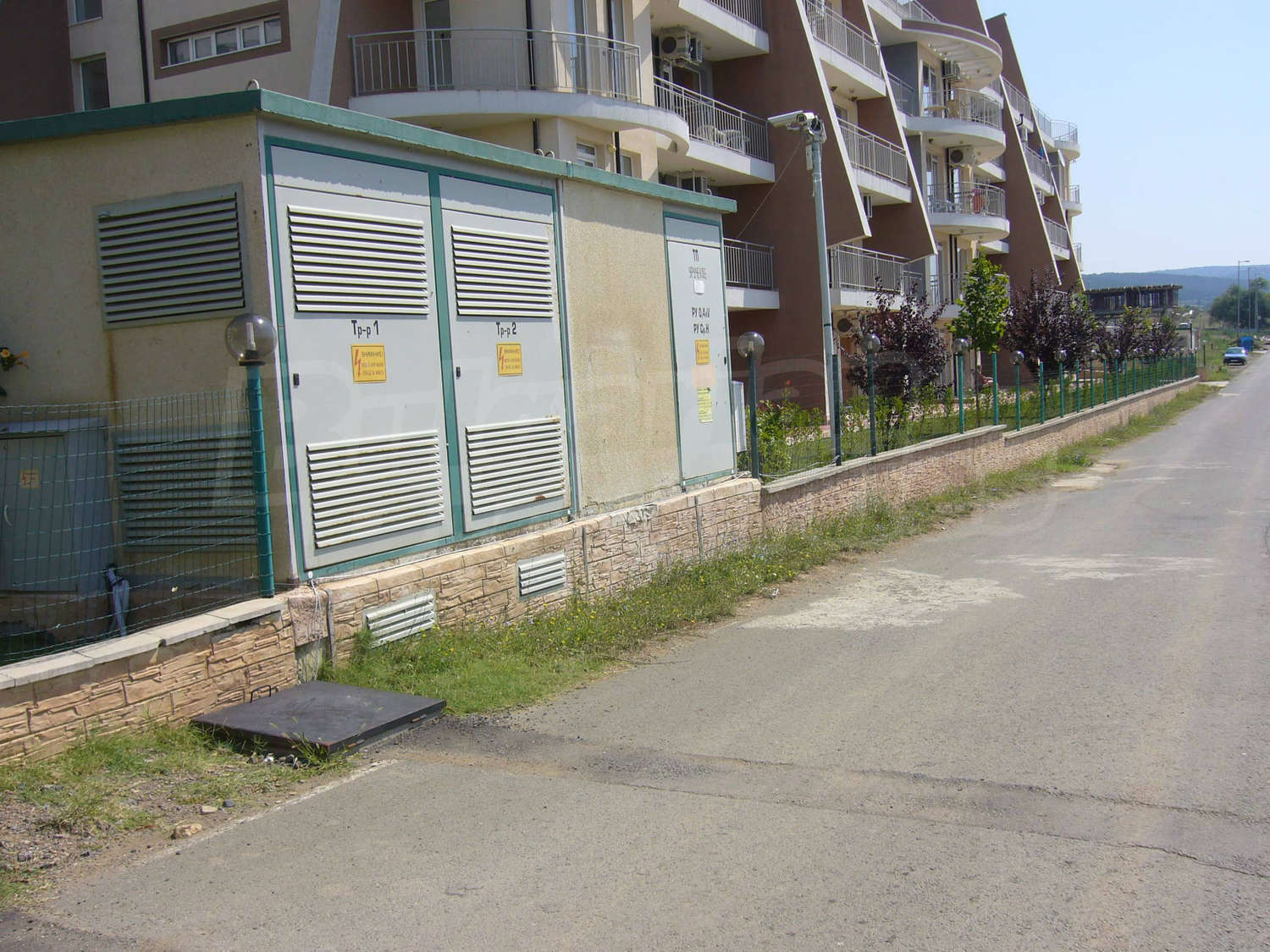 outside, facade, road