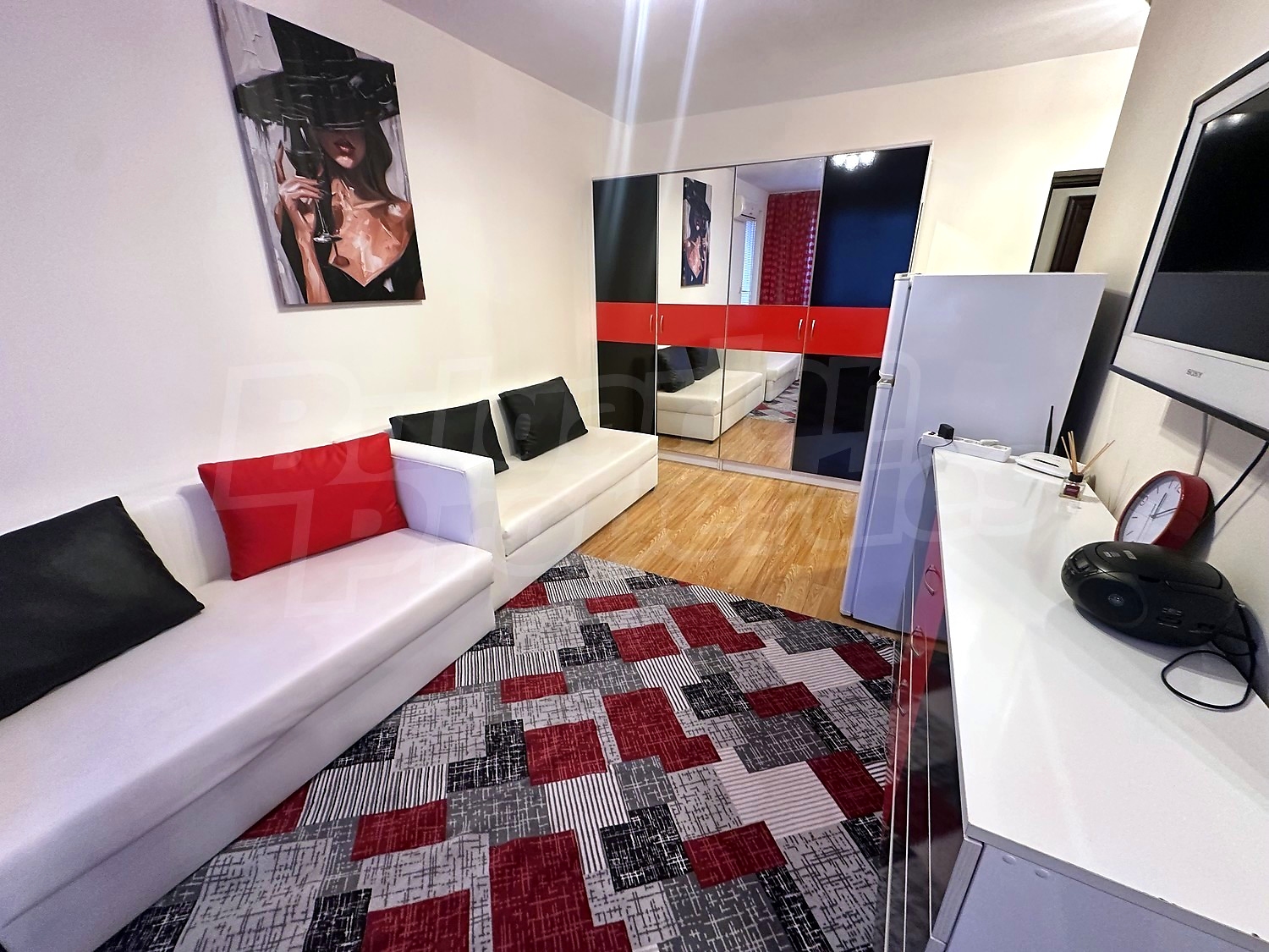 inside, living room, furnished