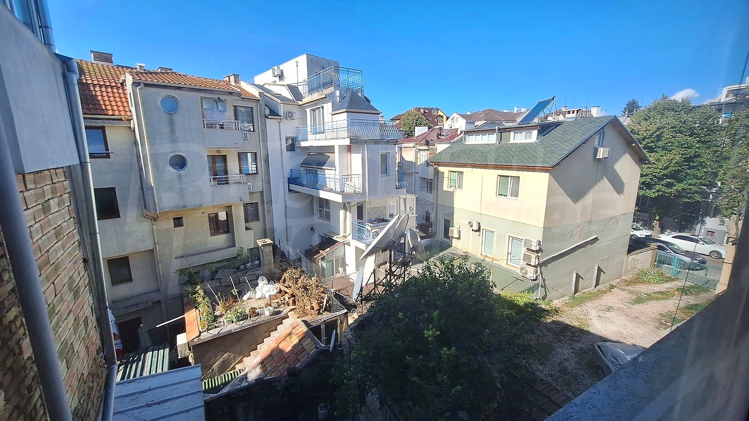 outside, facade, view from balcony