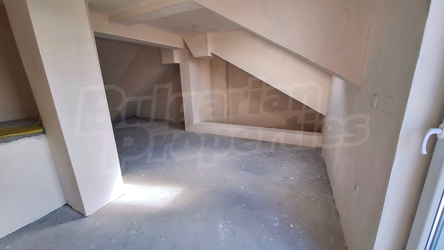 inside, unfurnished