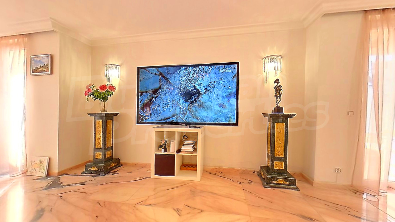 inside, living room, furnished