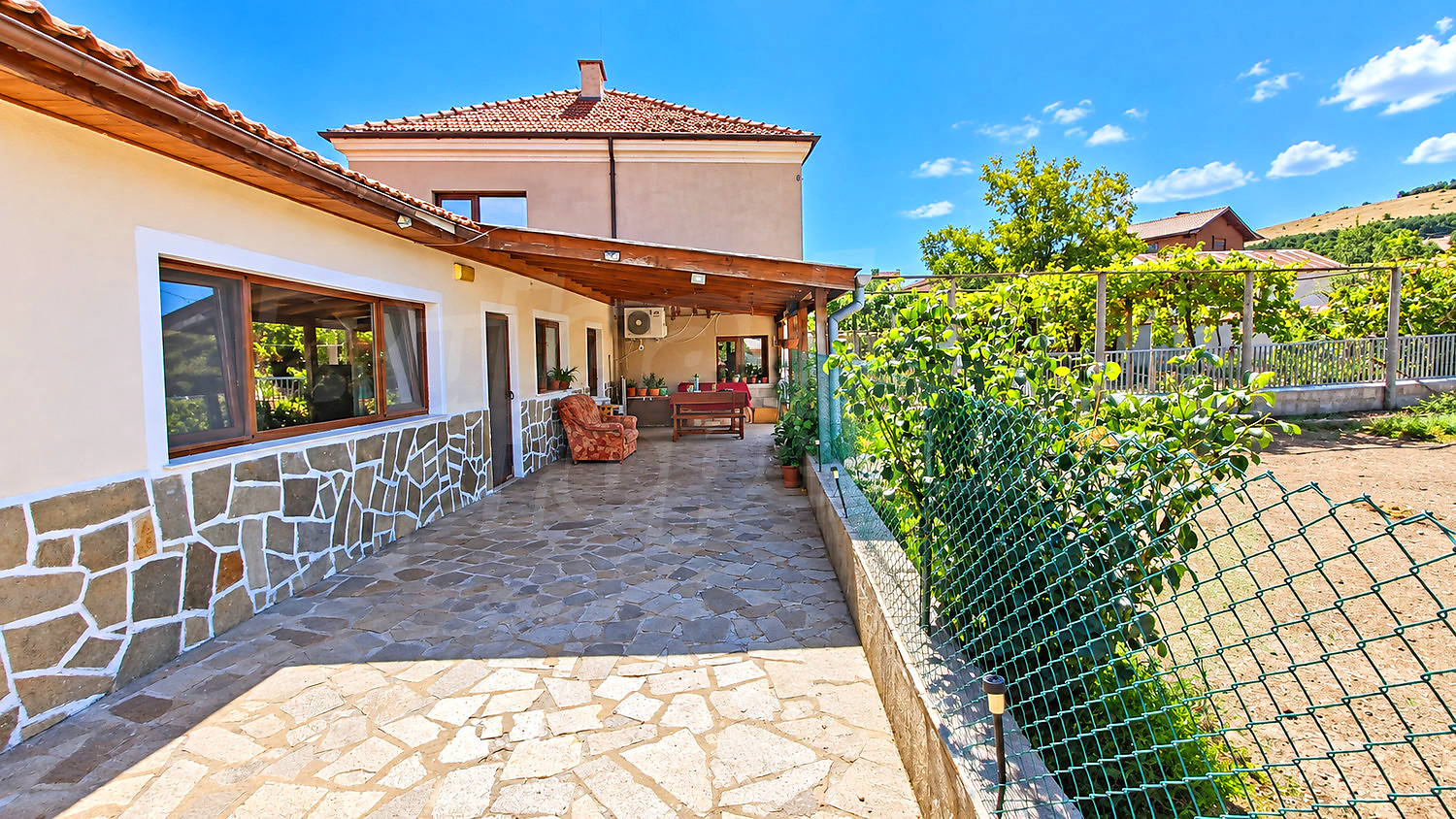 outside, garden, facade